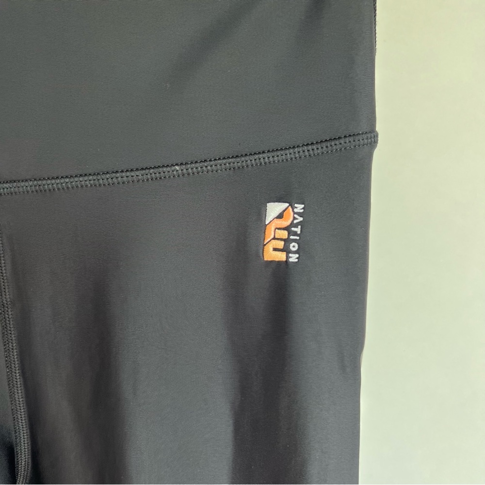 PE Nation All sports leggings Highrise in black/peach - Picture 8 of 10